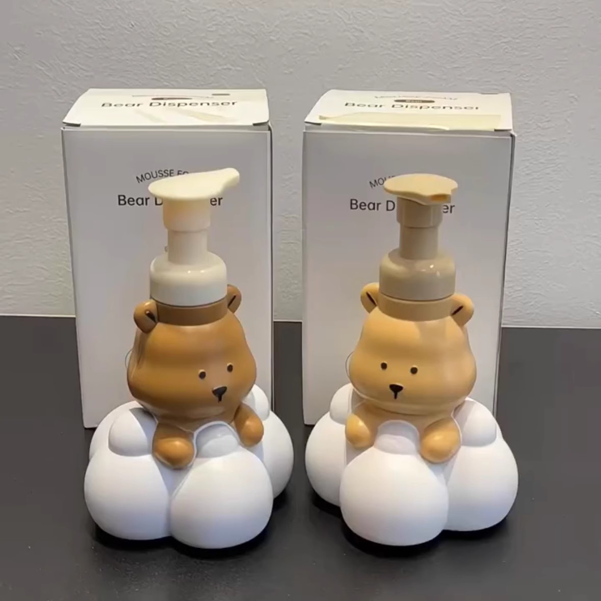Baby Food Jelly - かわいいクマの泡 フォームボトル 手指消毒剤 シャンプー ボディウォッシュ 洗顔