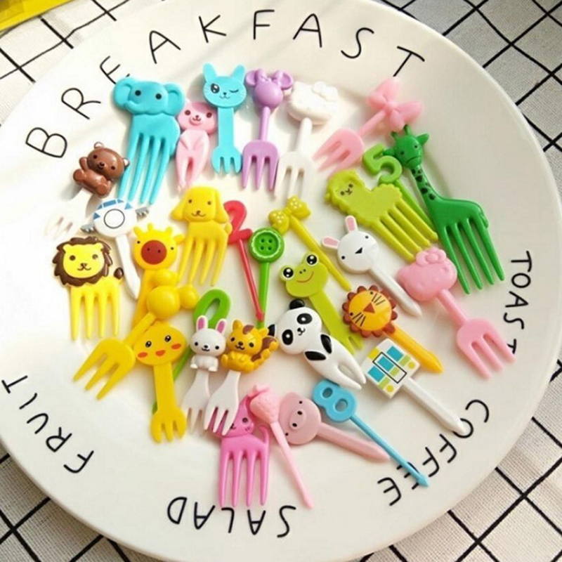 Baby Food Dessert - ミニ動物農家漫画食品おすすめ、子供用スナック、ケーキ、デザート、食品、果物、弁当、アクセサリー、パーティーの装飾、かわいい、10個
