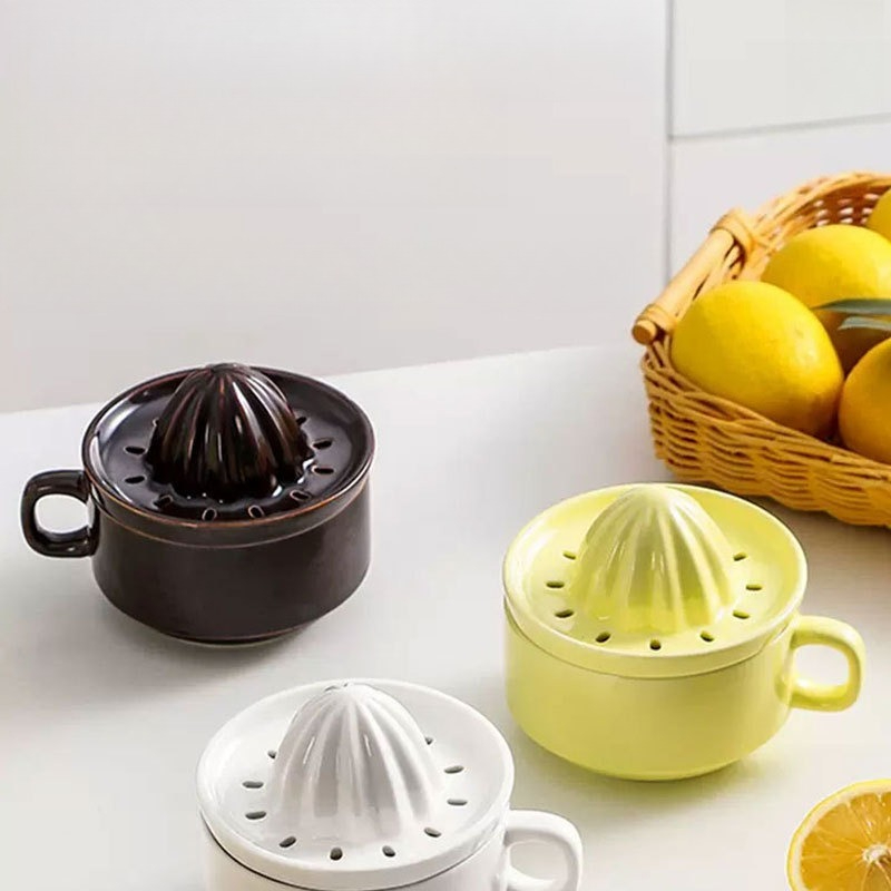 Baby Food Japanese - 日本の陶器製手動ジューサー、オレンジ・レモン絞り器、手動フルーツジュース抽出器、ベビーフードグラインダー