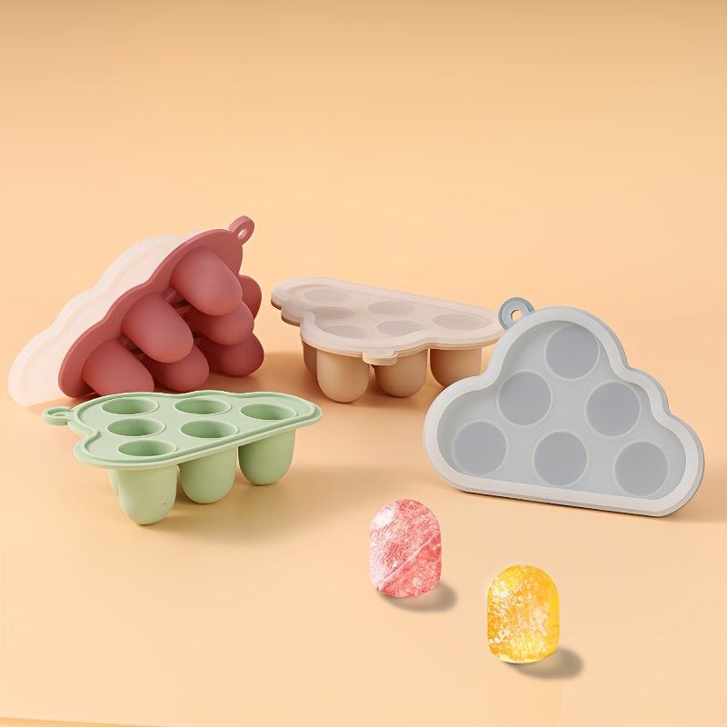 Baby Food Category - 2 個/1 個ミニベビー果物野菜冷凍庫型蓋付き、フルーツフィーダー用シリコンフードトレイ、母乳歯が生える給餌トレイ