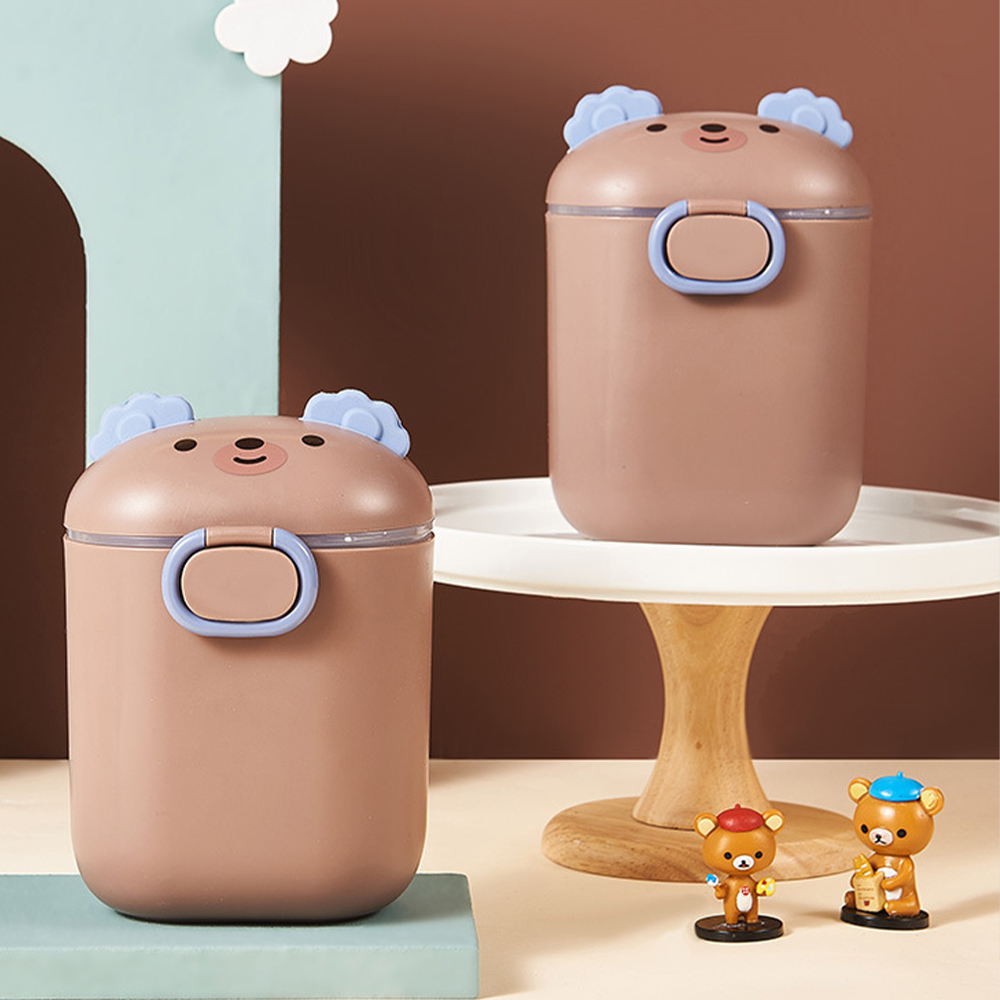 Baby Food For Travelling - トラベルフォーミュラコンテナ、持ち運び可能なハンドル付き気密保存容器、ベビーシリアル用分割収納、必須ベビーフード