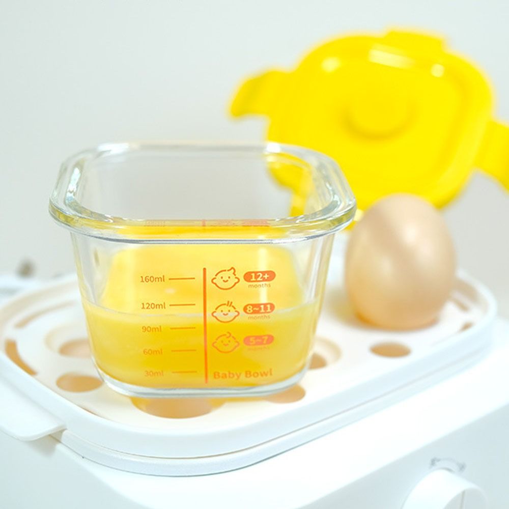 Baby Food Jar - 新しい170ml食品保存容器 冷凍ガラス製ベビーフードカップ 電子レンジ対応ベビーフード保存瓶 小さなお子様向け