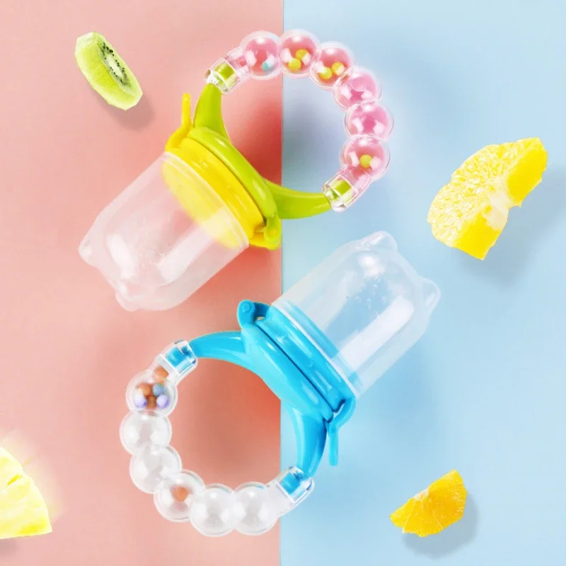 Baby Food Jar - ベビーフードニブラー授乳スプーンベルリングジュース抽出器おしゃぶり噛むシリコンガム果物野菜噛むおしゃぶり補助ボトル