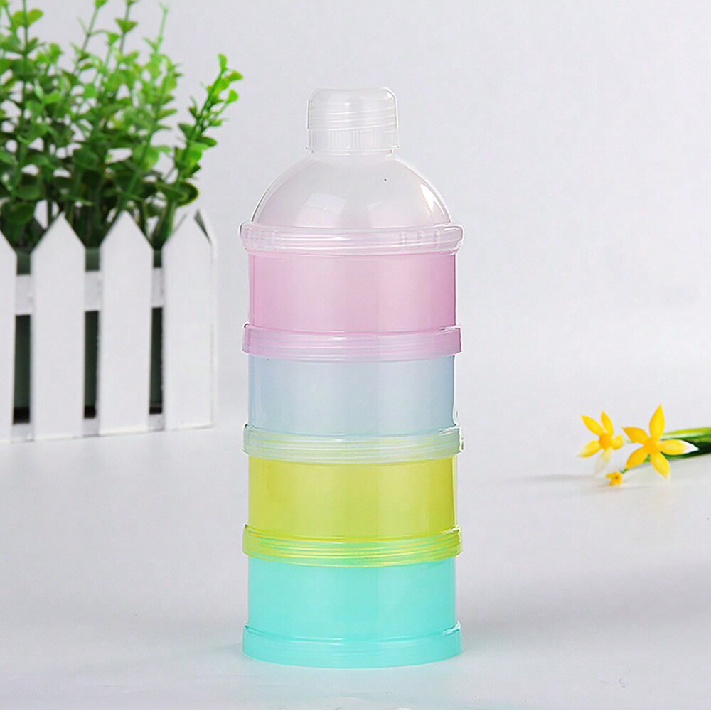 Baby Food Universe - 赤ちゃんのお出かけ用ポータブルミルク粉末保存容器、密閉防湿コンパートメント、取り外し可能＆洗濯可能