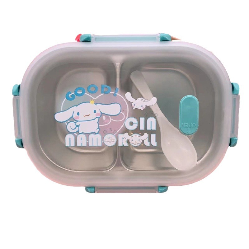 サンリオの新しいハローキティのかわいいステンレス製コンパート - Baby Food Containers Glass のレビューと価格