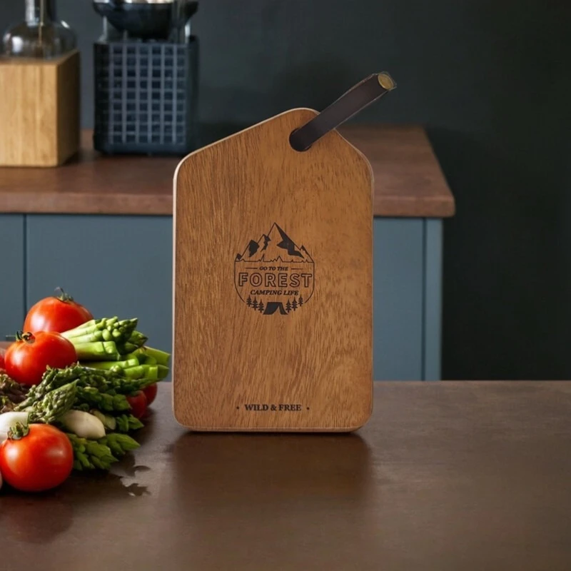 新しい北欧風アカシアウッド製キャンプ用カッティングボード - - Baby Food Organic のレビューと価格