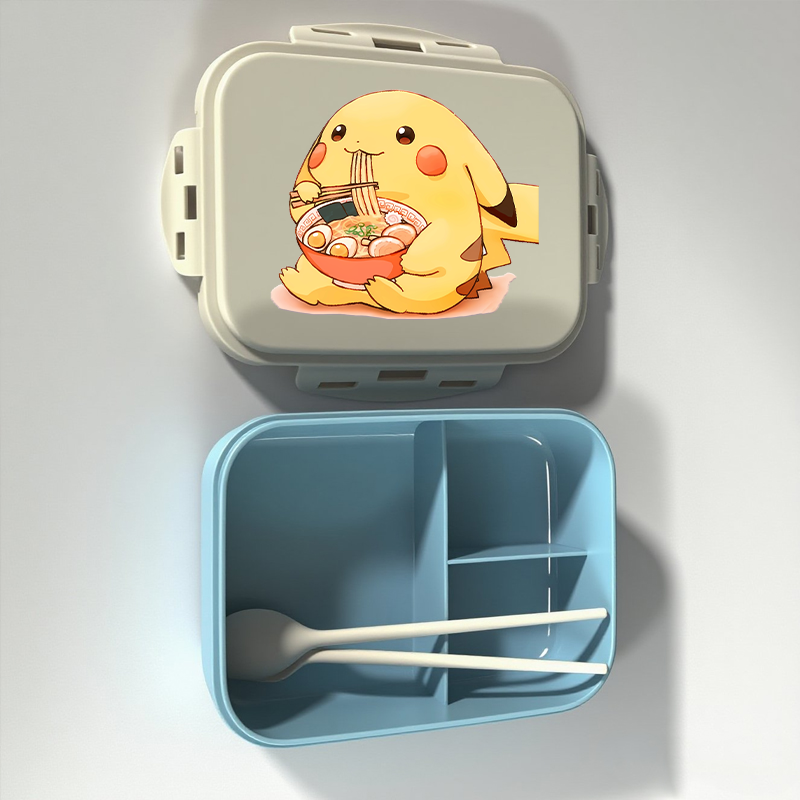 かわいいポケモン弁当箱漫画フィギュアピカチュウプリント食品容 - Baby Food Container のレビューと価格