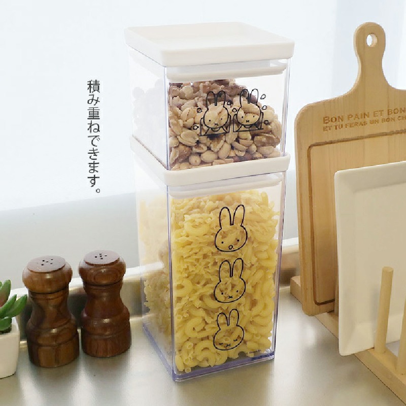 アニメミッフィークリアレジン製食品保存容器、蓋付き密封鮮度保 - First Food Jar のレビューと価格