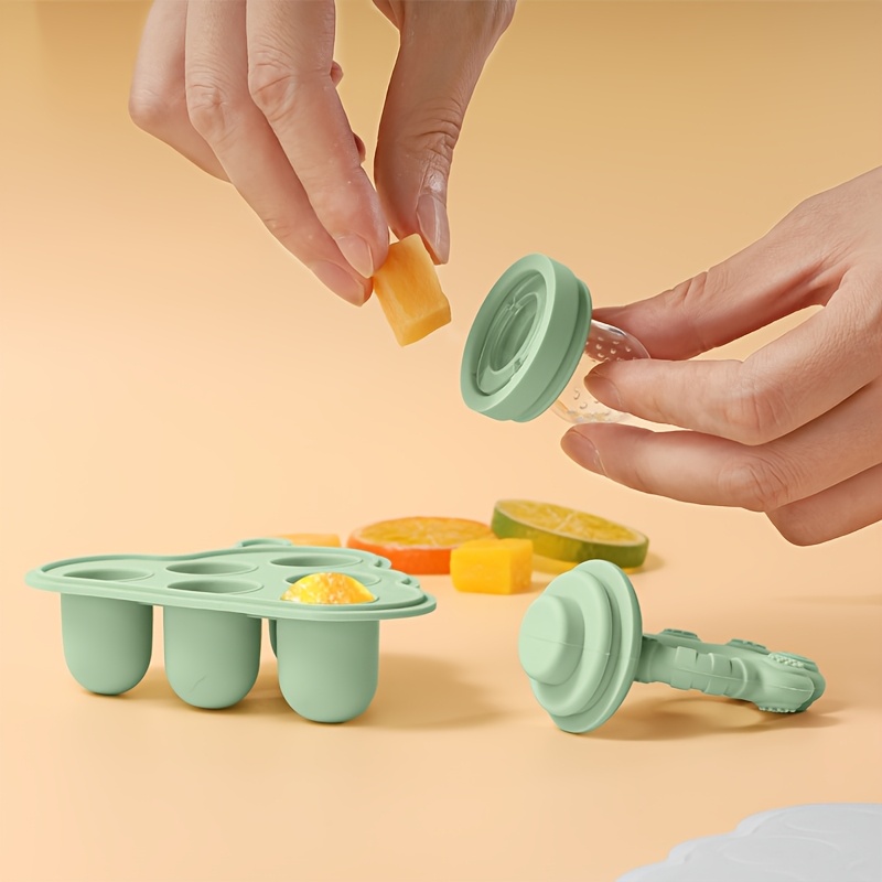 2 個/1 個ミニベビー果物野菜冷凍庫型蓋付き、フルーツフィ - Baby Food Category のレビューと価格
