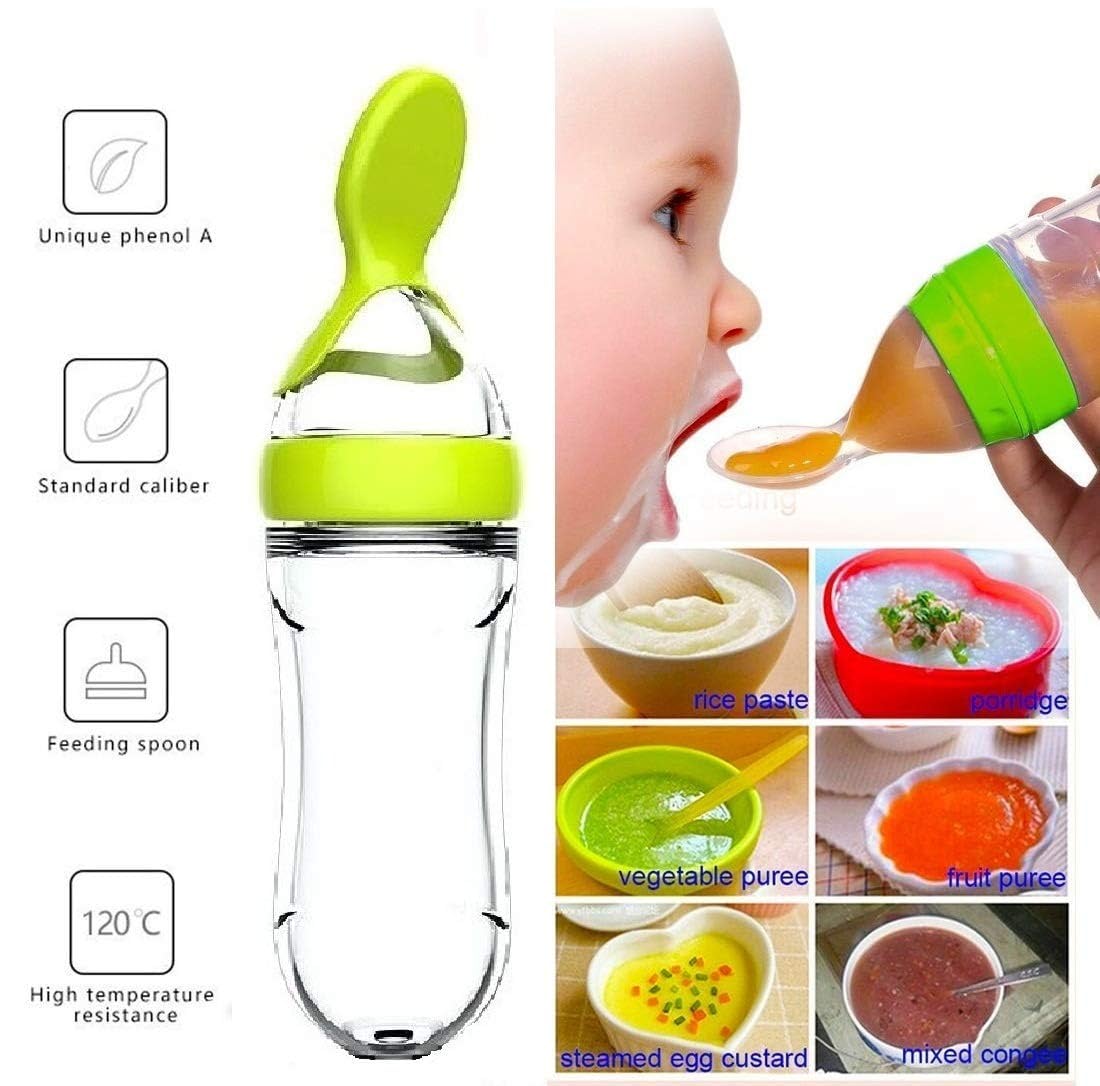 絞り哺乳瓶カップシリコーン新生児おしゃぶりトレーニングライス - Baby Food Category のレビューと価格