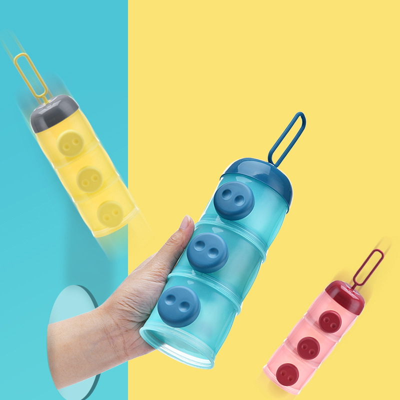 3層収納ボックス、独立した層状ミルクパウダーコンパートメント - Baby Food For Travelling のレビューと価格