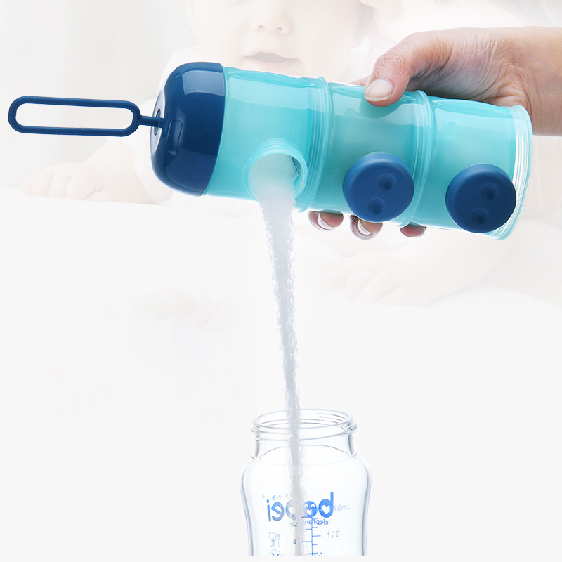 3層収納ボックス、独立した層状ミルクパウダーコンパートメント - Baby Food For Travelling のレビューと価格
