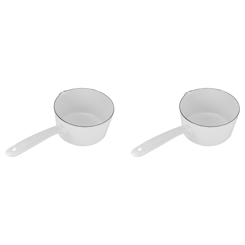 2X 1.3L 和風白セラミックミルクポットキッチン調理パン - Baby Food Japanese のレビューと価格