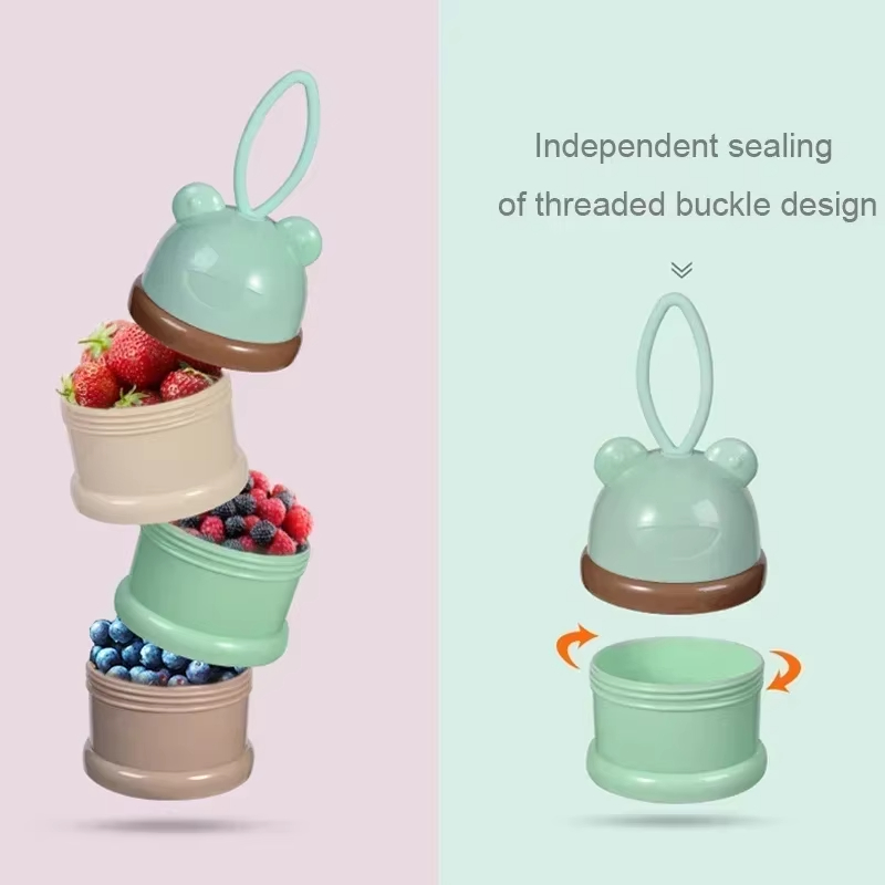 カラーミルクパウダーボックス 便利で持ち運びやすいミルクパウ - Baby Food For Travelling のレビューと価格
