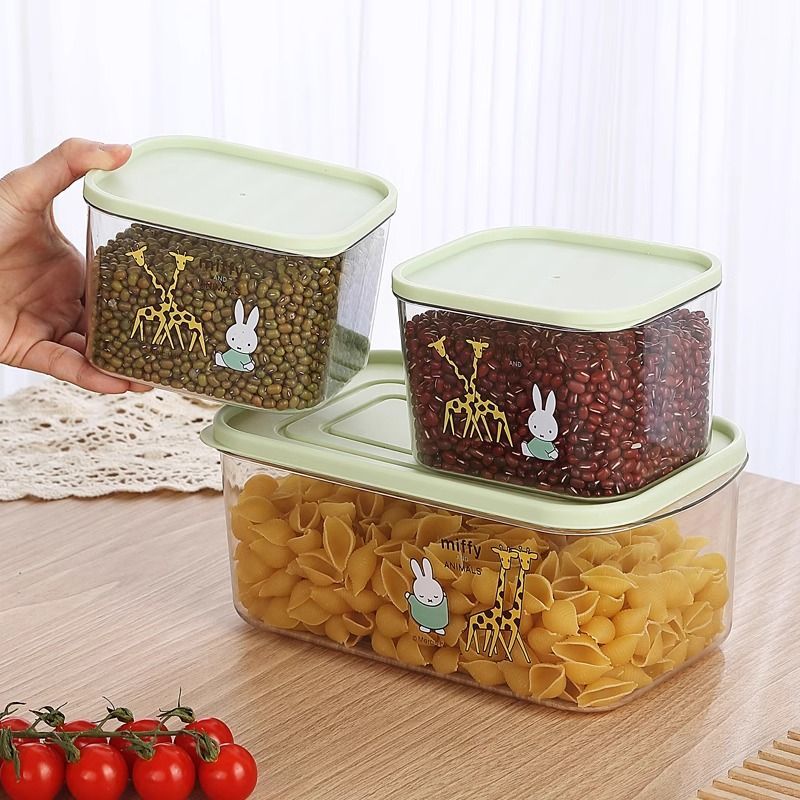 カートゥーンカワイイ新スタイル保存容器 家庭用 密閉 透明  - First Food Jar のレビューと価格