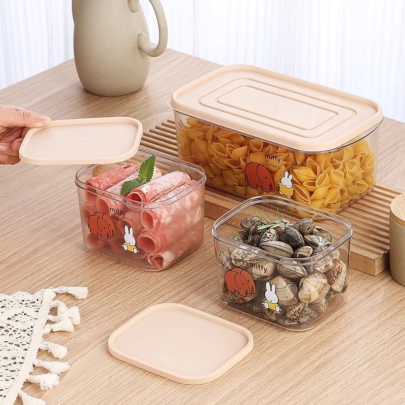 カートゥーンカワイイ新スタイル保存容器 家庭用 密閉 透明  - First Food Jar のレビューと価格