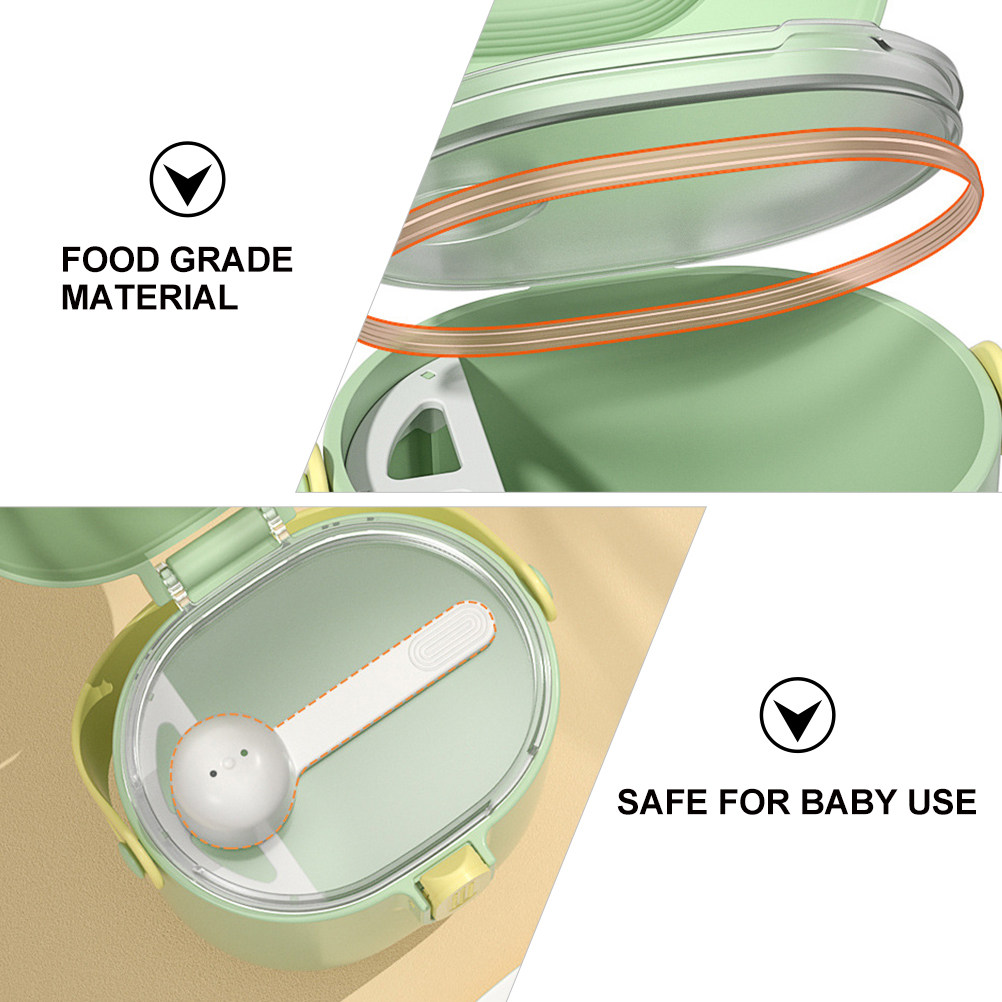 粉ミルク保存ボックス、携帯用、漏れ防止、食品グレードPPシリ - Baby Food For Travelling のレビューと価格