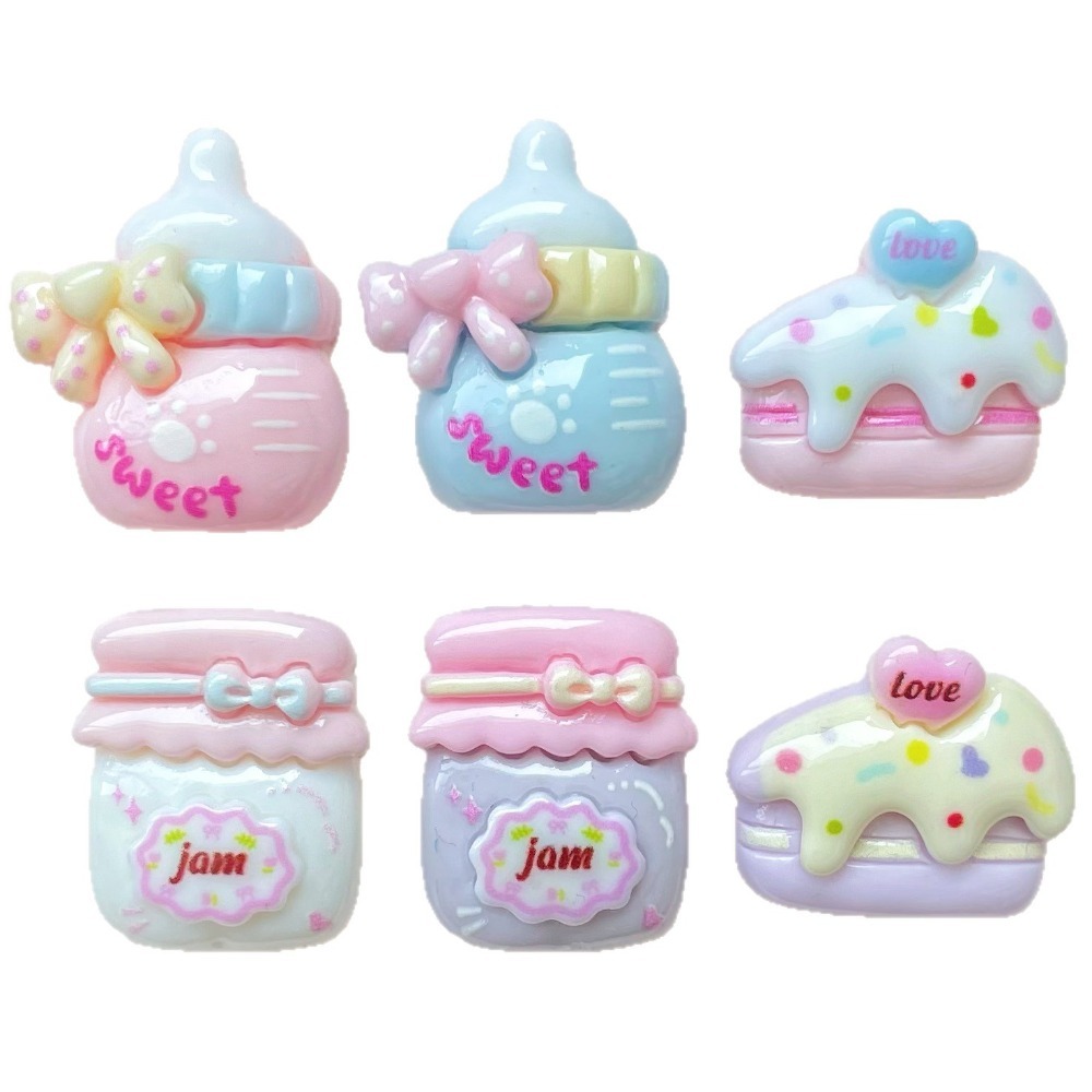 かわいいミニチュアの食品モチーフのレジン製フラットバックチャ - Baby Food Jar のレビューと価格