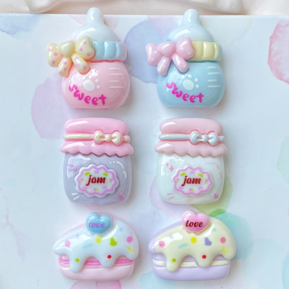 かわいいミニチュアの食品モチーフのレジン製フラットバックチャ - Baby Food Jar のレビューと価格