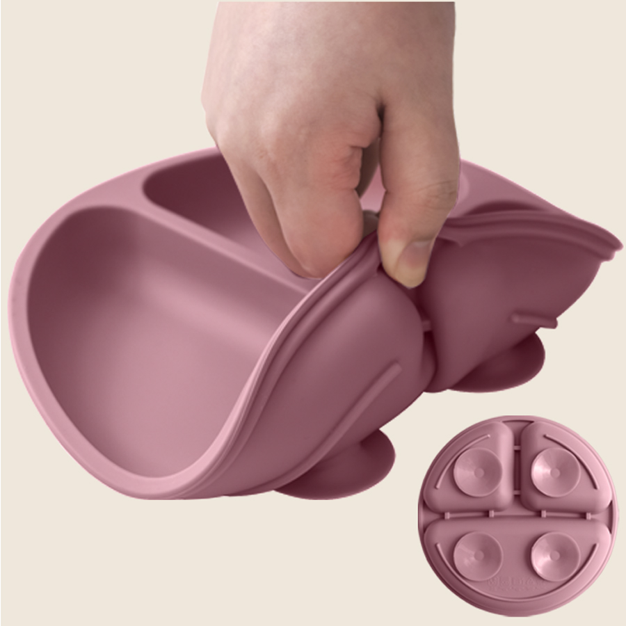 1 個ベビー吸盤シリコーンダイニングプレート BPA フリー - Baby Food Universe のレビューと価格