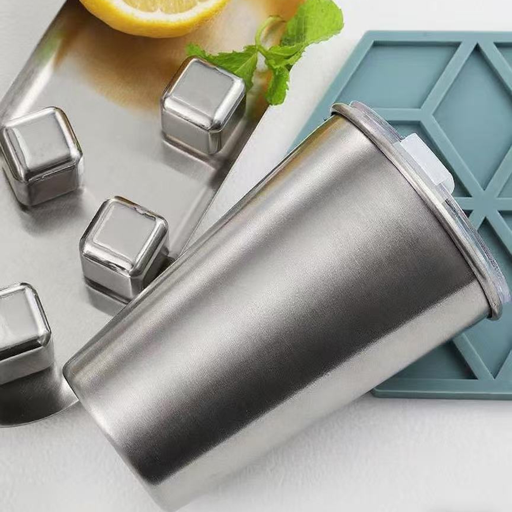 3個セット ステンレス製カップ パイントカップ ストロー付き - Training Cup Straw のレビューと価格
