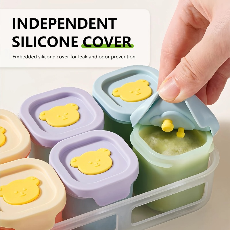 蓋付きベビーフードフリーザートレイ – BPAフリーの食品グ - Freezer Tray Baby のレビューと価格