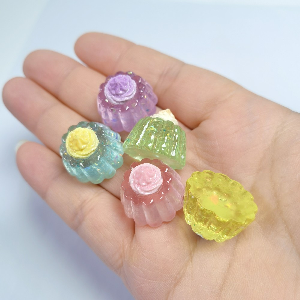 ミニチュアスパンコールクリームゼリーケーキ樹脂オーナメントD - Baby Food Jelly のレビューと価格