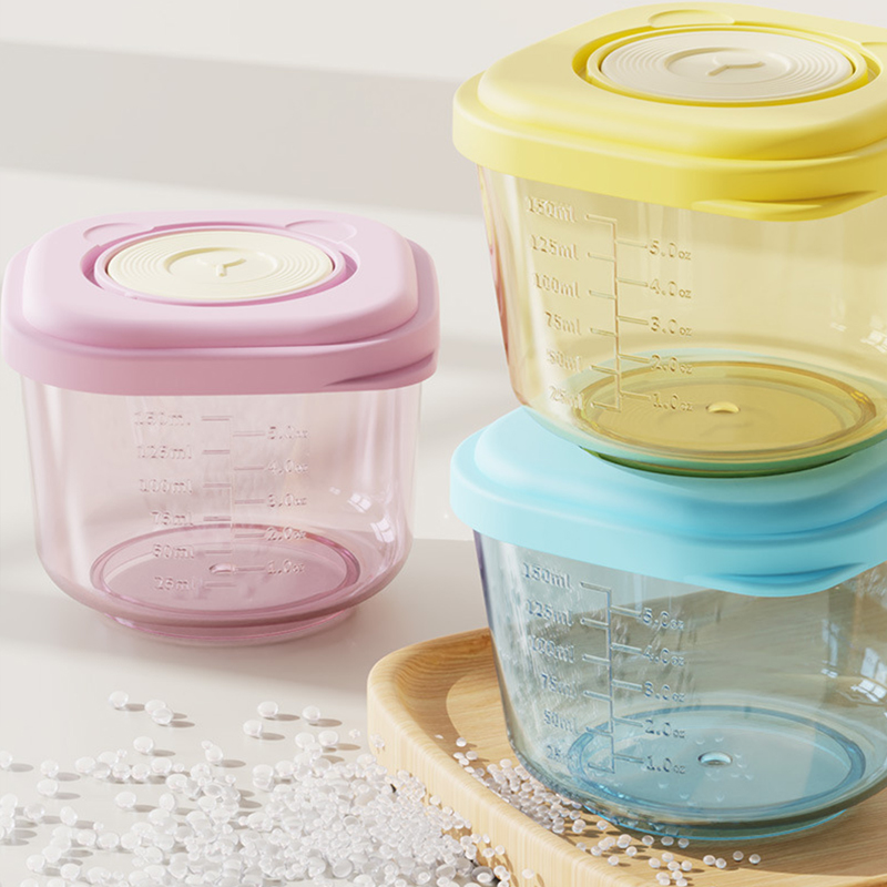 6個のベビーフード保存容器 - PP素材、蒸し可能、漏れ防止 - Baby Food Universe のレビューと価格
