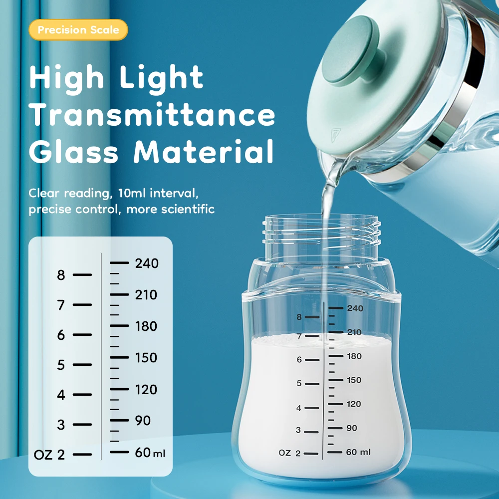 ベビーボトル 高硼珪酸ガラス製 80/160/240ml 広 - Baby Food Containers Glass のレビューと価格