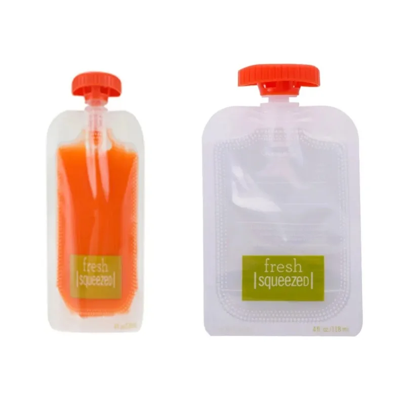 50個入り 食品保存袋。有機食品の鮮度を保ち、絞って使えるフ - Baby Food Organic のレビューと価格