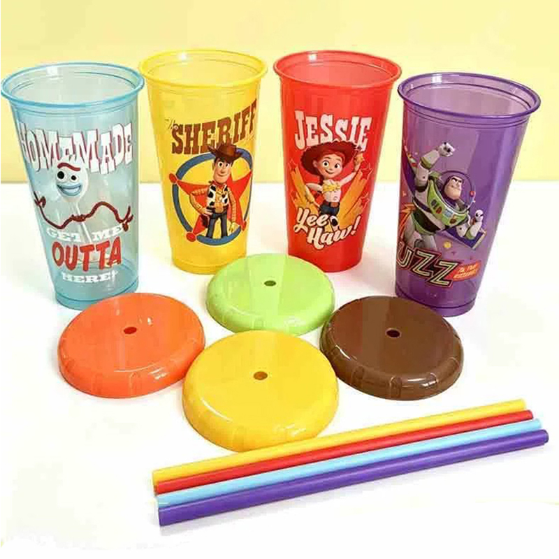 4 個トイストーリーストローカップ漫画ウッディバズライトイヤ - Training Cup Straw のレビューと価格