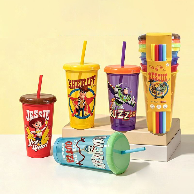 4 個トイストーリーストローカップ漫画ウッディバズライトイヤ - Training Cup Straw のレビューと価格