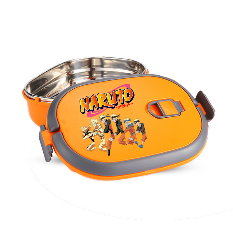 アニメナルト少年ランチボックス男ポータブルステンレス鋼弁当箱 - Baby Food Container のレビューと価格
