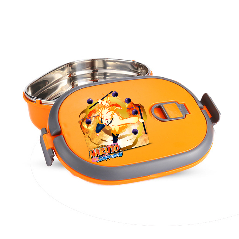 アニメナルト少年ランチボックス男ポータブルステンレス鋼弁当箱 - Baby Food Container のレビューと価格