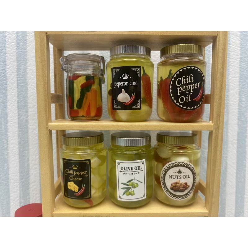 ピクルス食品ガチャポン キュートな漫画風 1:12 ミニチュ - First Food Jar のレビューと価格