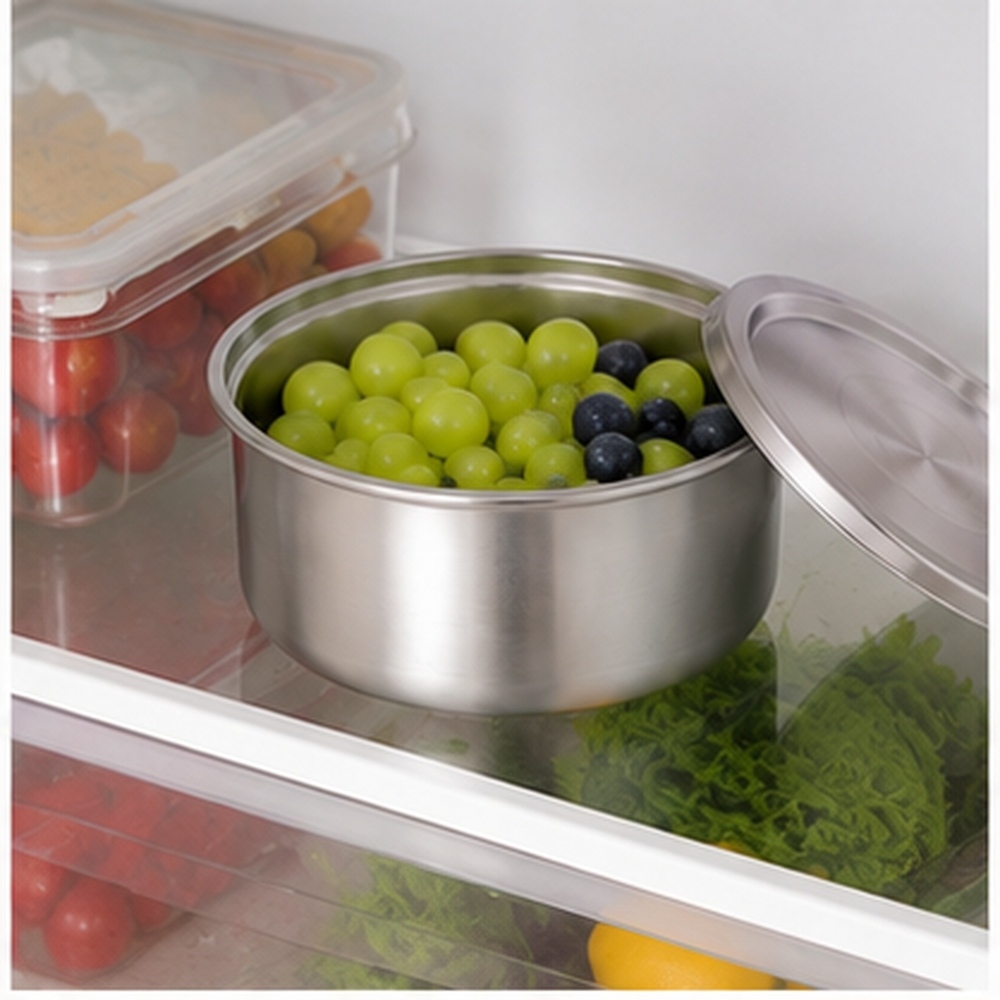 304ステンレス鋼製蓋付きラメキン、蒸し卵、ベビーフードボウ - Baby Food Container のレビューと価格