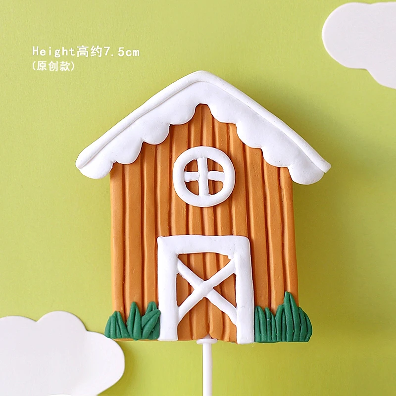 ハッピーバースデーケーキトッパーファームズーンポリマークレイ - Baby Food Dessert のレビューと価格