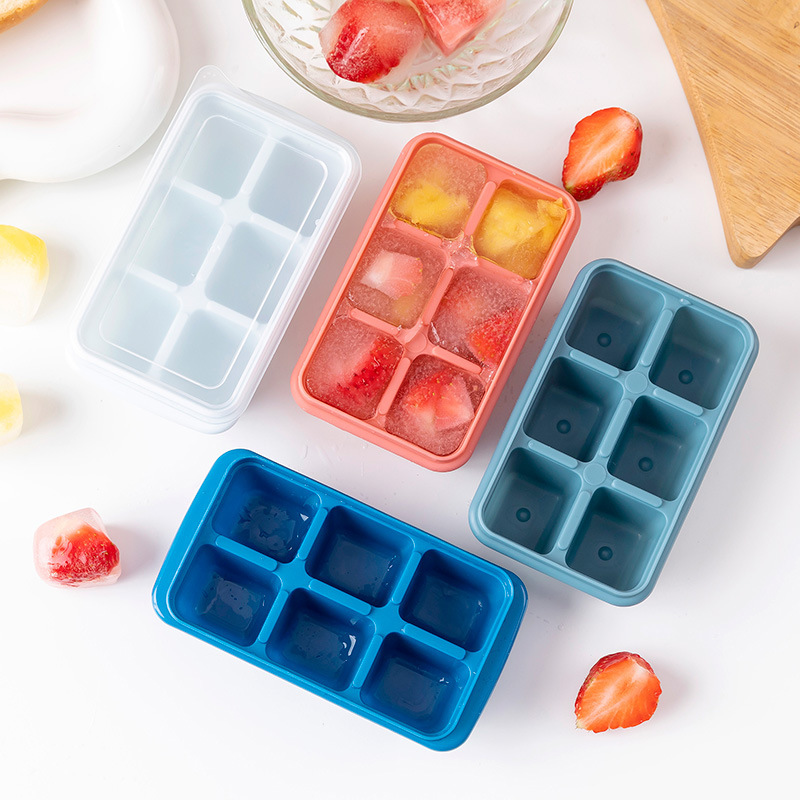 ふたなしのシリコン製アイスキューブ,簡単にリリース,冷凍庫, - Freezer Tray Baby のレビューと価格