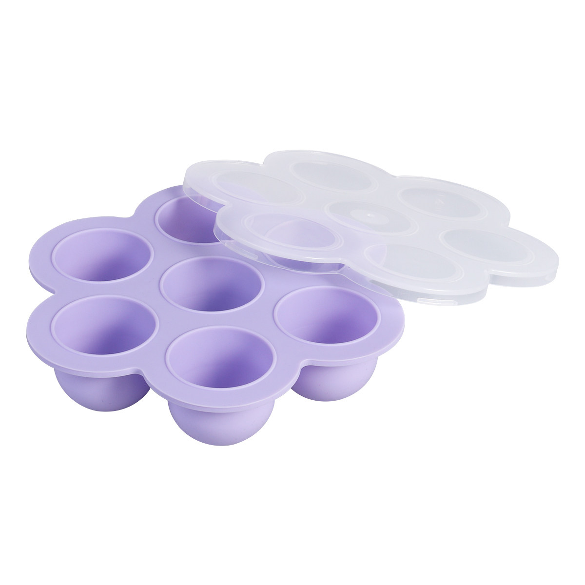 2個入り、7つの仕切り付きベビーフード保存容器セット。冷凍庫 - Freezer Tray Baby のレビューと価格