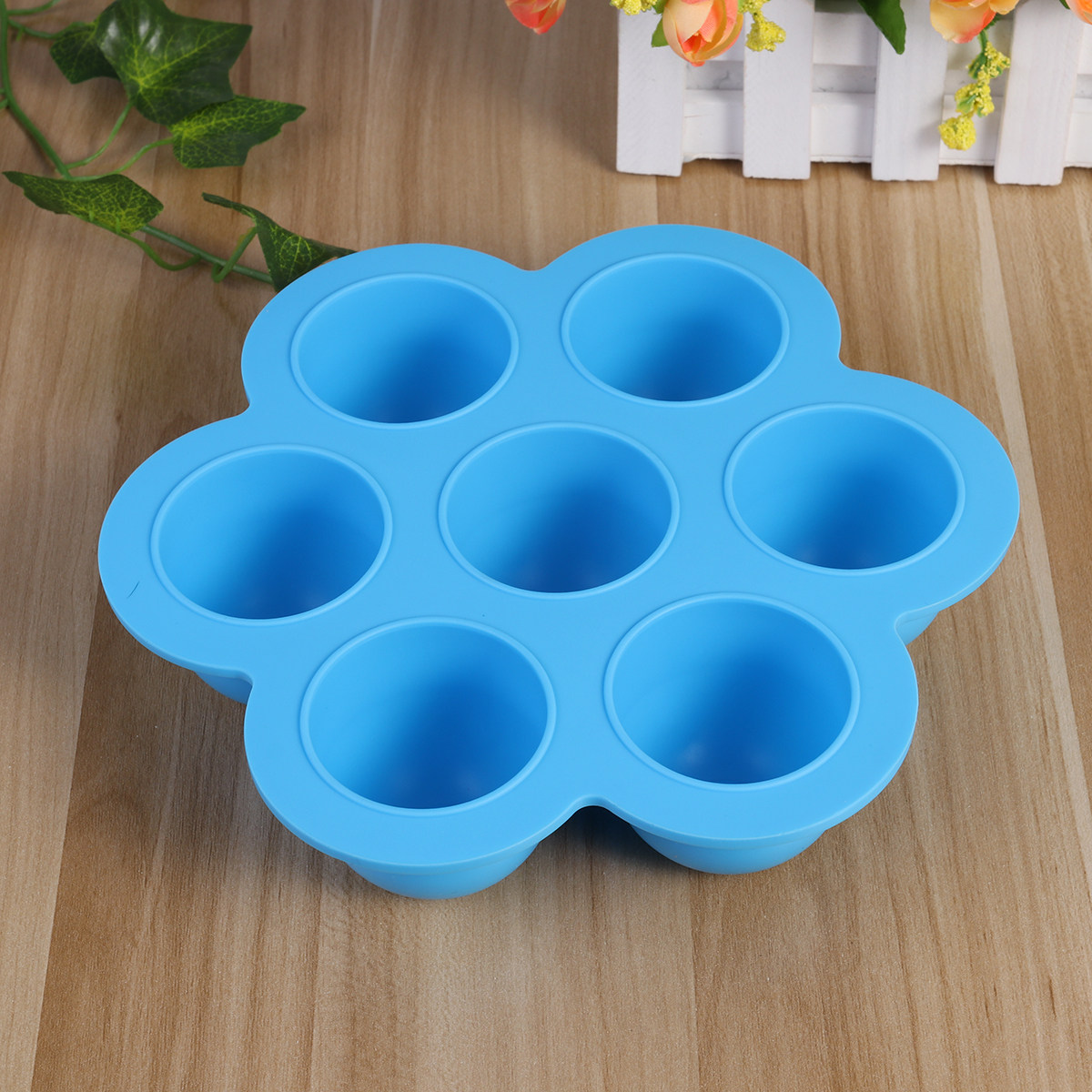 2個入り、7つの仕切り付きベビーフード保存容器セット。冷凍庫 - Freezer Tray Baby のレビューと価格