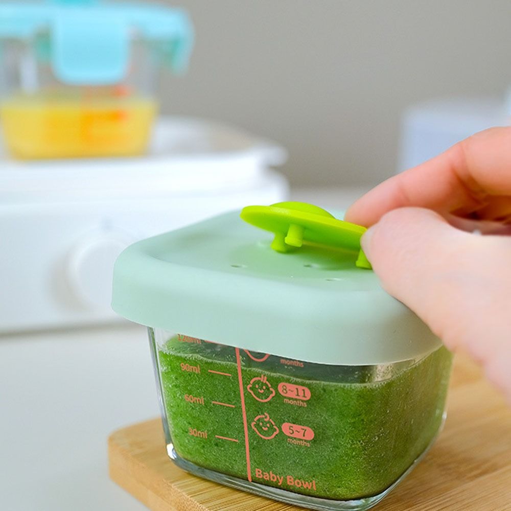シンプルな170mlの食品保存ボックス。ガラス製で電子レンジ - Baby Food Jar のレビューと価格