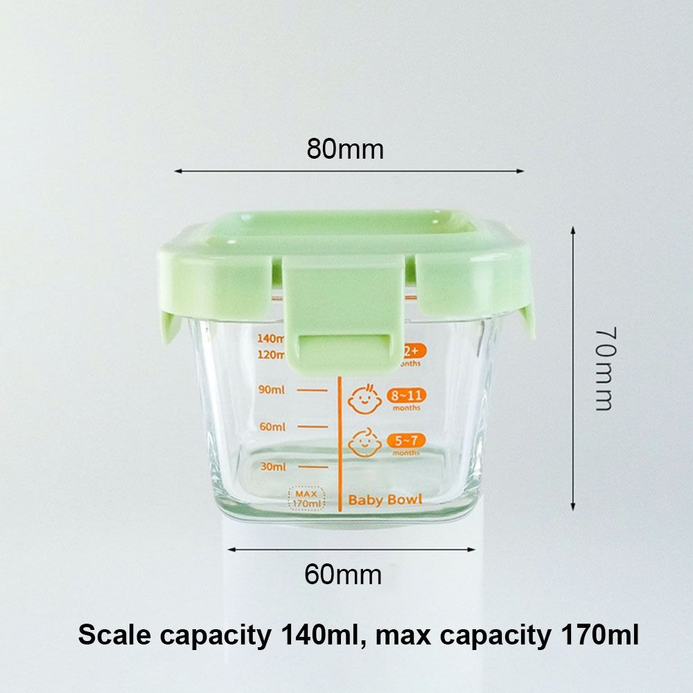 新しい170ml食品保存容器、冷凍・電子レンジ対応、ベビーフ - Baby Food Category のレビューと価格