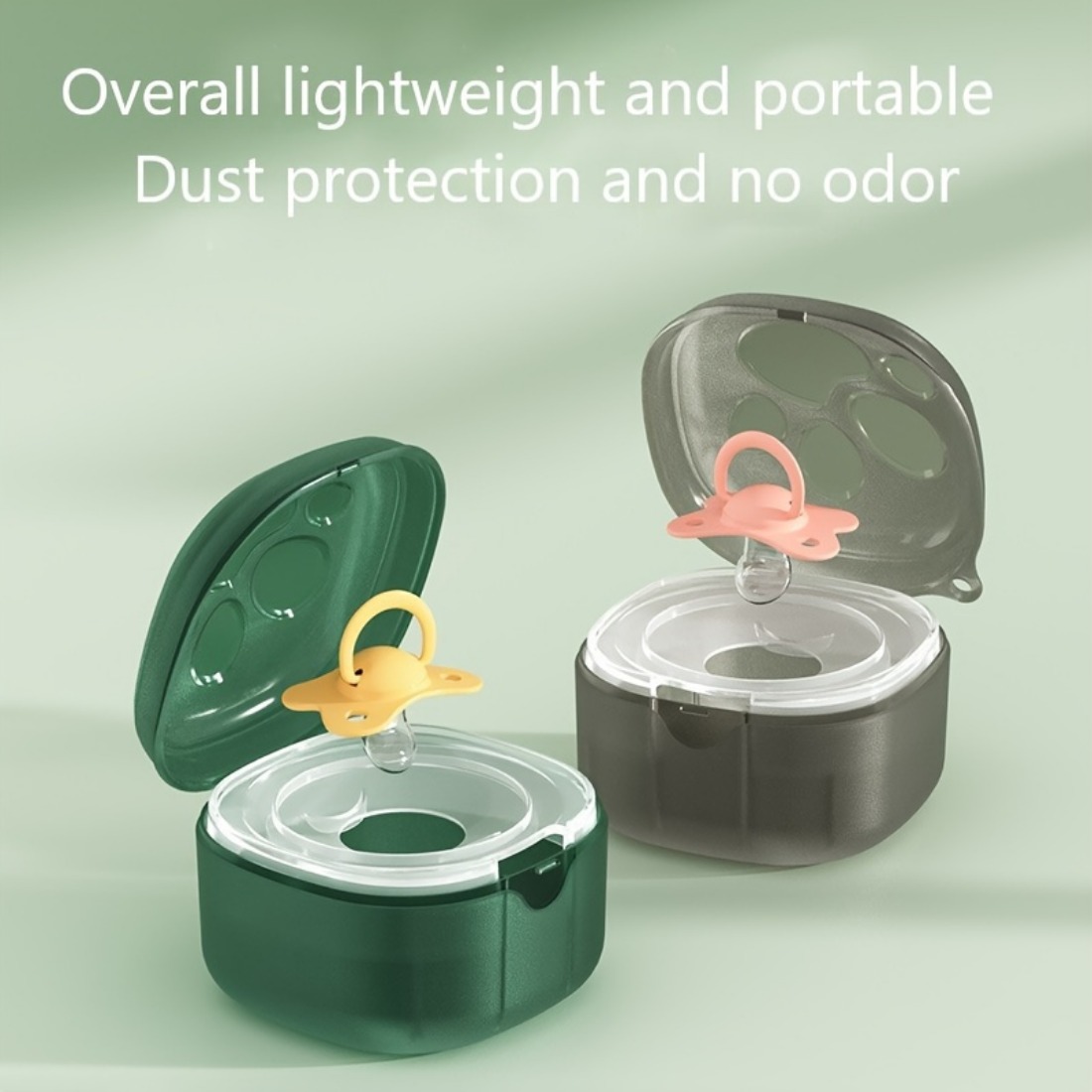 食品グレードのシリコーンおしゃぶりボックス赤ちゃん漫画おしゃ - Baby Food Container のレビューと価格
