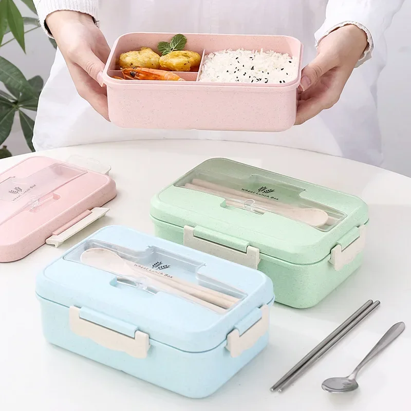 麦わら弁当箱,食器,電子レンジ,食品保存容器,ポータブル弁当 - Baby Food Container のレビューと価格