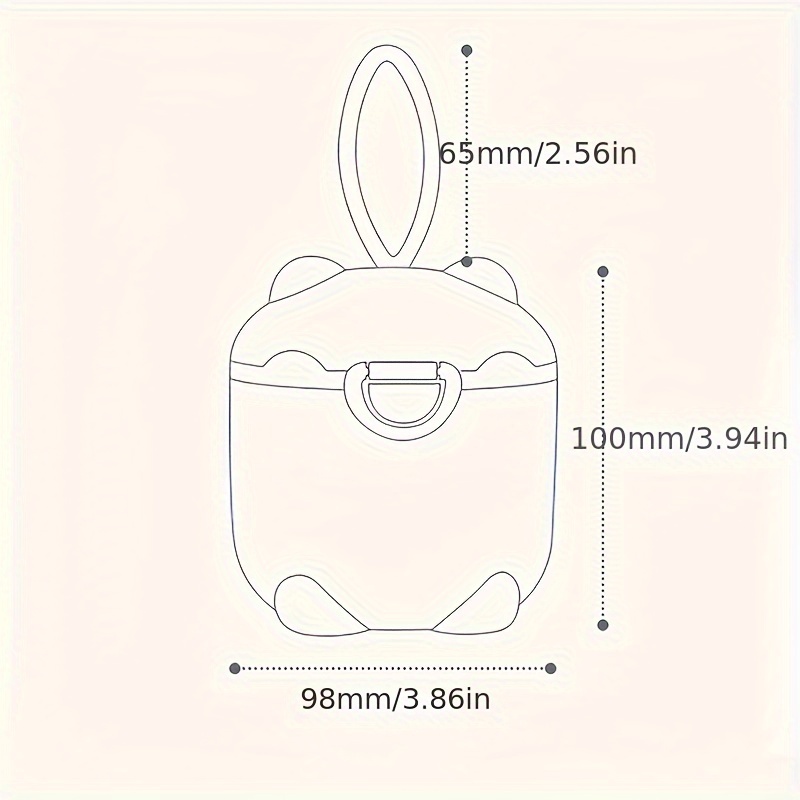 1pc ポータブル 4 層粉ミルクボックス、粉ミルク容器、食 - Baby Food Universe のレビューと価格