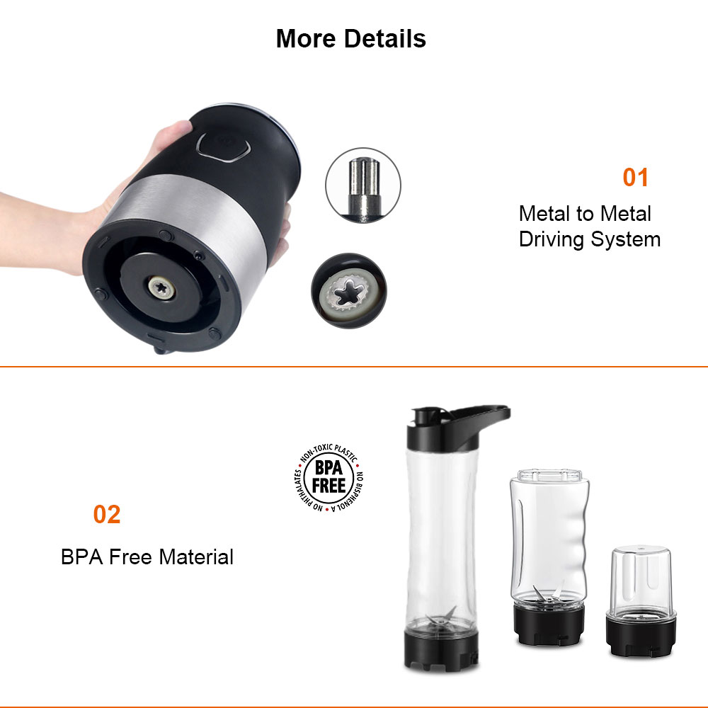 Bpaフリー500ワットポータブルパーソナルブレンダーミキサ - Baby Food Processor Philips のレビューと価格