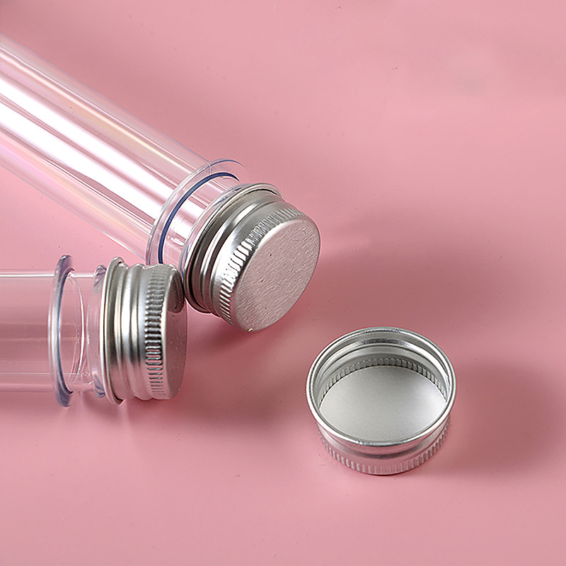 1/5個のプラスチック製の実験用試験管、透明なキャンディボッ - Baby Food Jar のレビューと価格