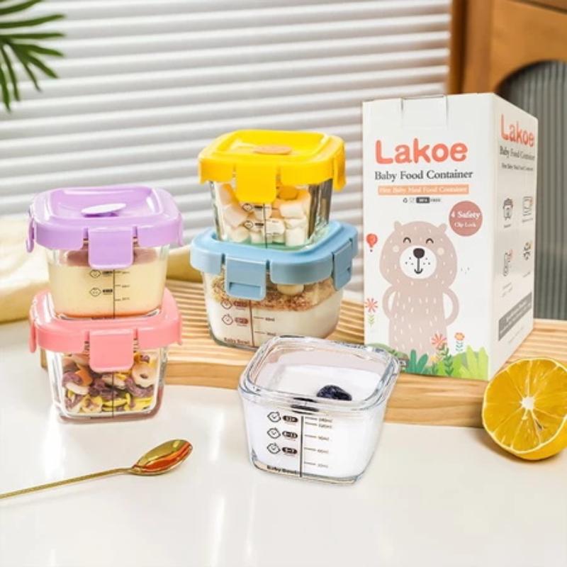 耐熱保存容器 スポック 3 in 1 ポータブル ベビーガラ - Baby Food Containers Glass のレビューと価格