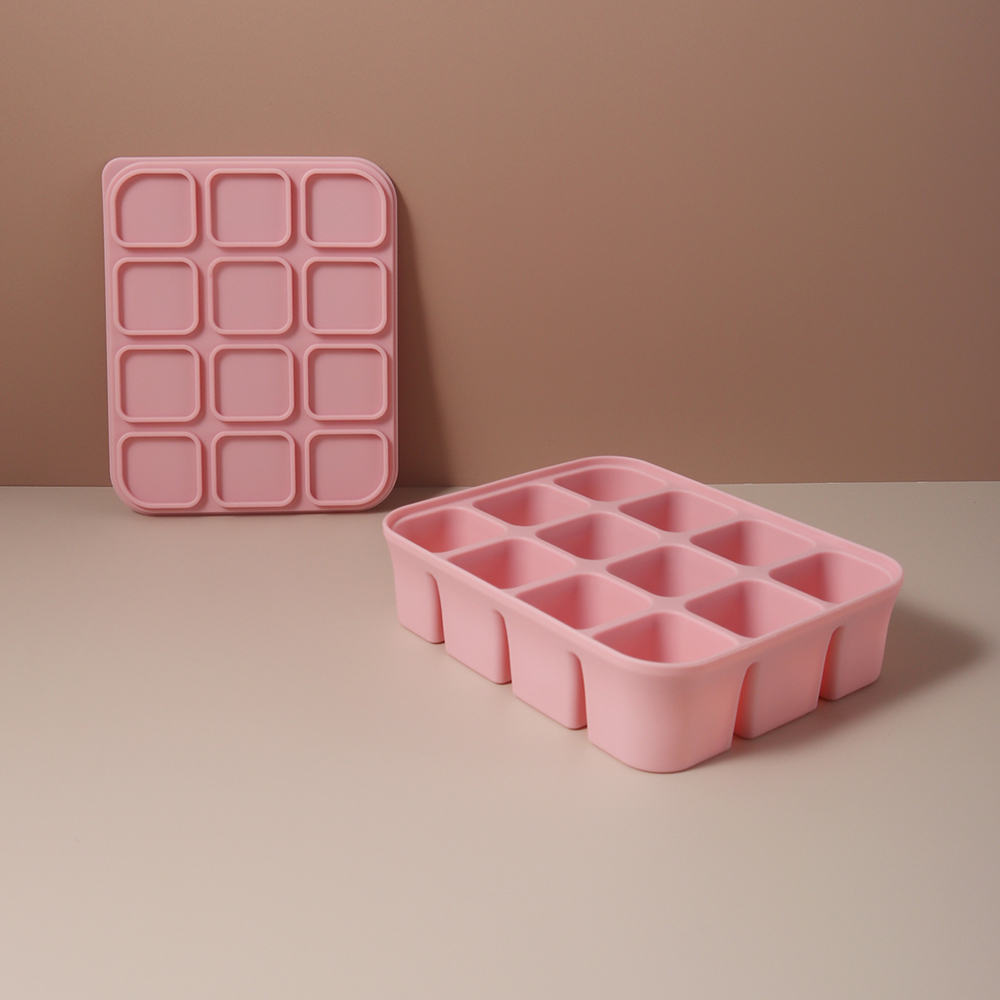 ベビーアイスキューブトレイ シリコン製 蓋付き 柔軟な製氷型 - Freezer Tray Baby のレビューと価格