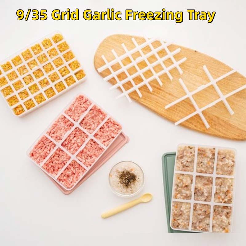 食品用冷凍保存トレー。BPAフリーで、お手入れが簡単。仕切り - Freezer Tray Baby のレビューと価格